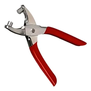 Alicate Para Aplicar Ilhós Com 100 Ilhoses De 4mm Eda 6nt