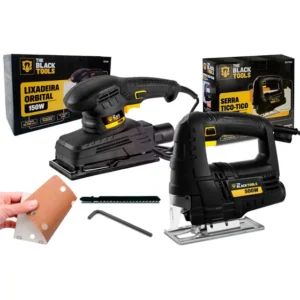 Kit Serra Tico Tico 500w C/ Lixadeira Orbital De Lixa 150w 220v