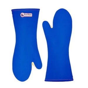 Luva Térmica Para Cozinha Profissional Até 350ºc Benetherm Cor Azul Unidade
