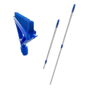 Escova De Rejunte + Cabo Extensor 1,40cm Original Bralimpia Azul