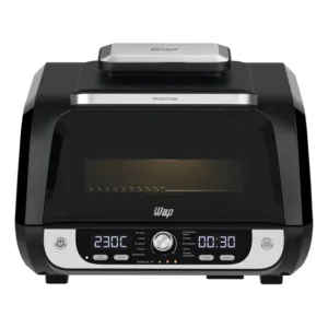 Air Fryer Wap Barbecue Digital Prosdocimo 10L 1800W 110v 220v Fritadeira Elétrica Multifunções Assa Frita Gratina Vapor Cozinha Saudável Moderna Compacta Preta