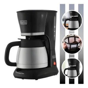 Cafeteira Cm200i 750w 127v Black Decker Com Jarra Térmica Preto/prata 127v