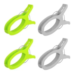 Kit 4 Prendedores Pregador De Roupa Pesada Grande Clink