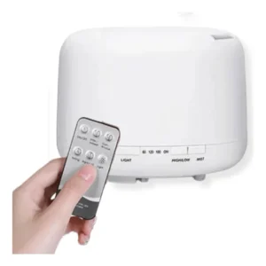 Difusor Aromatizador Umidificador Led 300 Ml Com Controle Branco 127/220v