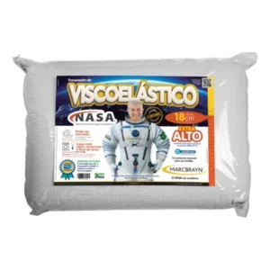 Travesseiro De Viscoelástico Extra Alto - 18cm - Marc Branco