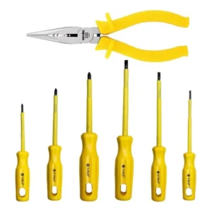 Alicate Bico Profissional 6 + Jogo Fenda/philips Isolada