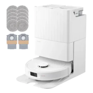 Roborock Qrevo Pro Aspirador Robô Esfregão Wifi Branco