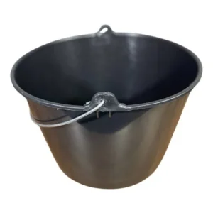 Balde Preto Arqplast 10L Plástico Resistente Alça de Ferro