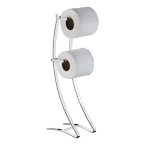 Suporte para papel higienico Future de chao inox cromado