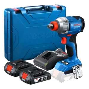 Parafusadeira e Chave De Impacto 1/2'' Gdx 18v-285 + 2 Baterias GBA 2ah - Maleta E Carregador GAL 18V-20 Bivolt Bosch