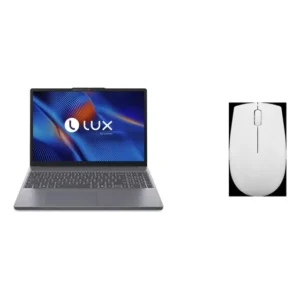 Kit Lenovo: Notebook Ideapad I5 8gb 1tb Ssd 15.3 Fhd Linux Cinza + Mouse Sem Fio 300 Branco