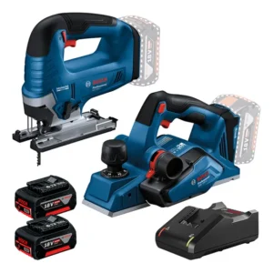 Combo Serra Tico Tico Plaina Faca Afia Bosch Bateria 18v Nf
