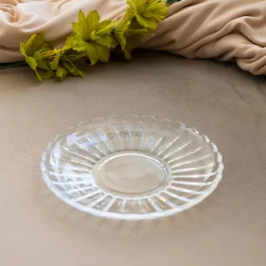 Prato Wolff Pétala De Vidro Para Sobremesa 20cm