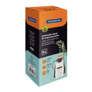 Pulverizador Lateral De Compressão Prévia 5l - Tramontina Cor Branco