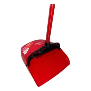 Pá De Lixo Articulada Dentado Condor Cabo Longo Vermelho
