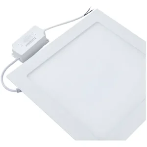 Kit 2 Painel Plafon Led 18w Quadrado Embutir Branco Frio Est 127/220v Branco-frio
