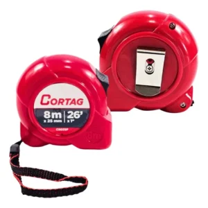 Trena Em Abs Fita Em Aço 8m X 28,0mm Resistente - Cortag