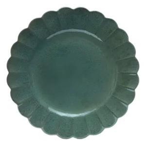 Conjunto Com 06 Pratos Rasos 27,5cm Hortencia Flora Oxford