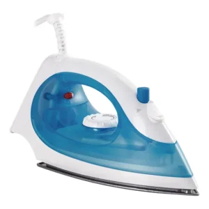 Ferro Passar Roupa Seco E Vapor 220v Antiaderente Termostato Azul 220v