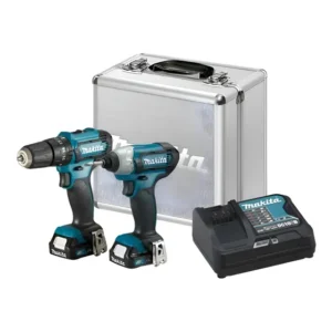Kit Clx228sax Furad/paraf Hp333d Chave Impacto Td110d Makita Cor Azul-turquesa 110V/220V