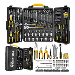 Caixa Jogo De Ferramentas 110 Peças Aço Cromo Vanádio Completo Maleta Para Mecânico Profissional Ttk110 The Black Tools