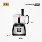 Multiprocessador Turbo Chef 5 Em 1 Mondial Mpn-01-b 127v - Imagem 3