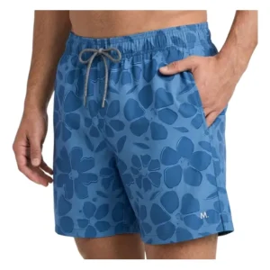 Short Praia Masculino Mash Bermuda Dryfit Elastano Flores