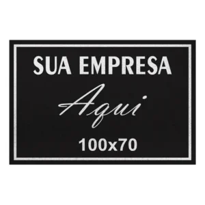 Tapete Capacho 100x70 Personalizado Logomarca Empresa Loja