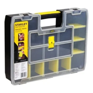 Caixa De Ferramentas Stanley Maleta 17 Compartimentos 43cm Preto
