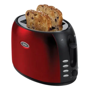 Torradeira Elétrica Bbkr De Aço Inox Vermelha Oster Cor Vermelho