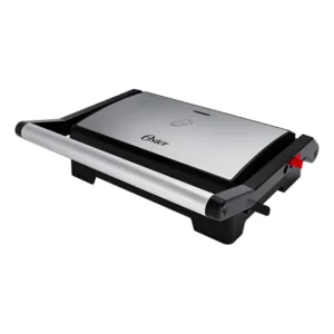 Grill Elétrico Oster Inox 2 Em 1 Abertura 180° Antiaderente
