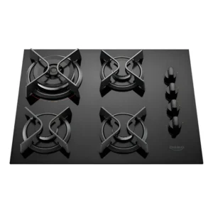 Cooktop Dako 4 Bocas A Gás Supreme Preto Bivolt Preto 127/220v