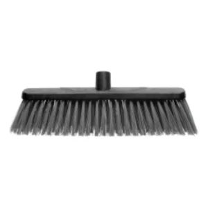Vassoura m 40cm cerda rígida firme uso externo cabo aço revestido super pro bettanin