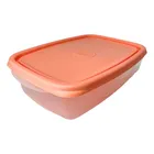 3 Pote Plástico 785ml Retangular Microondas Freezer Bpa Free Cor Cinza Sanremo - Imagem 2