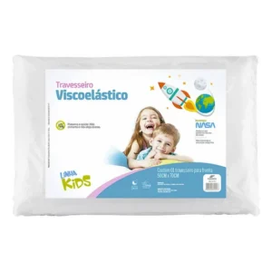 Travesseiro Infantil Kids Nasa Viscoelástico 50x70 Fibrasca