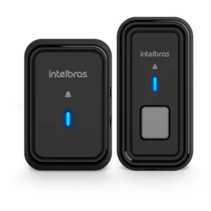 Campainha Eletrônica Sem Fio Cib 101 Preta Intelbras Preto 127/220v