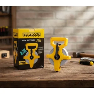 Fita Métrica Trena 50m Startools Com Manivela E Alça