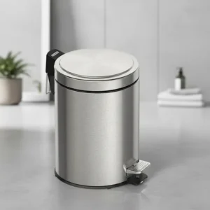 Lixeira Com Pedal Inox Acetinado 5l 94538505 Tramontina Scotch Brite