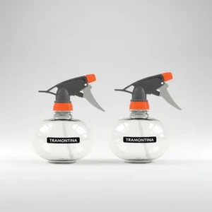 2x Pulverizador Borrifador Manual 450ml Tramontina Original Transparente