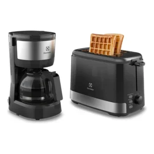 Cafeteira 15 Xícaras E Torradeira Elétrica 8 Níveis Elec Granite Gray