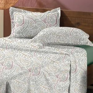 Jogo De Cama Queen 4 Peças Toque Acetinado Microfibra