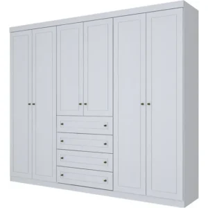 Guarda Roupa Nova York 6 Portas 4 Gavetas Espresso