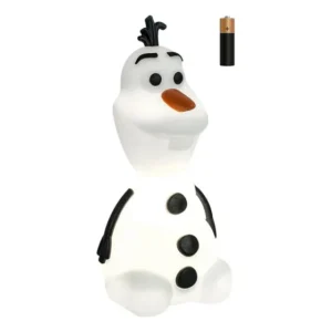 Luminária Usare Olaf Frozen Disney Com Led Sistema A Pilha
