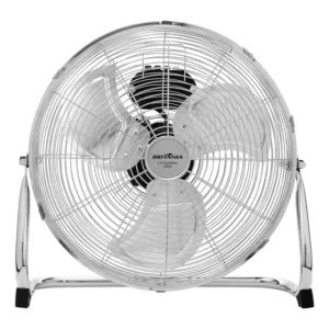 Ventilador de piso Britânia C50 Turbo Oscillation C50 com 3 pás prata estrutura prata, 43cm de diâmetro