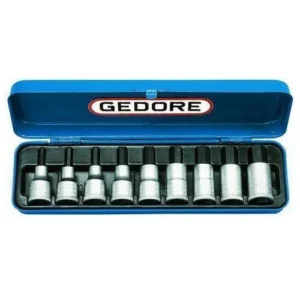 Jogo De Soquetes Allen Enc. 1/2 4-17mm - In19-8m -8pcs Gedo