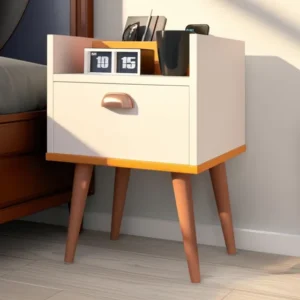 Lojas Rpm Mesa De Cabeceira Quarto Retrô Pés Milena Com Gaveta