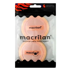 Esponja Para Maquiagem Macrilan C/2 Branca Ej1-5
