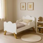 Cama Infantil Ceci Decor Angel com Colchão MDF Branco Proteção - Imagem 4