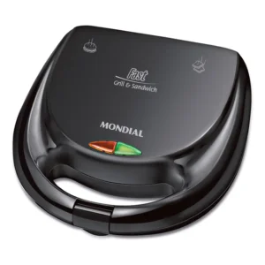Sanduicheira Fast Grill e Sandwich Mondial Preto 750W S-12