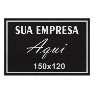 Capacho Personalizado 150x120 cm Fibra Vinil Capacheria Entradas Comerciais
